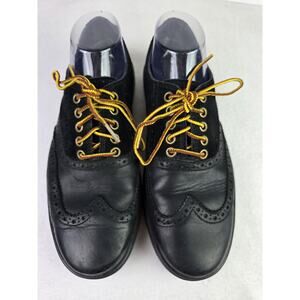 Cole Haan Black Leather Wingtip Brogue Oxford Lace Up Dress Shoes Size 9 #C10823